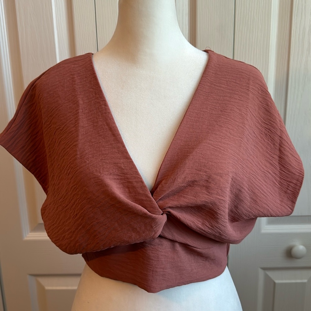 SHEIN matching set, terracotta color